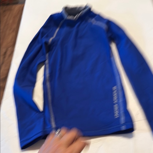 Under Armour Blue ColdGear Top - Picture 2 of 4
